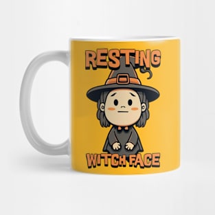 Resting Witch Face! Cute witch Cartoon Mug